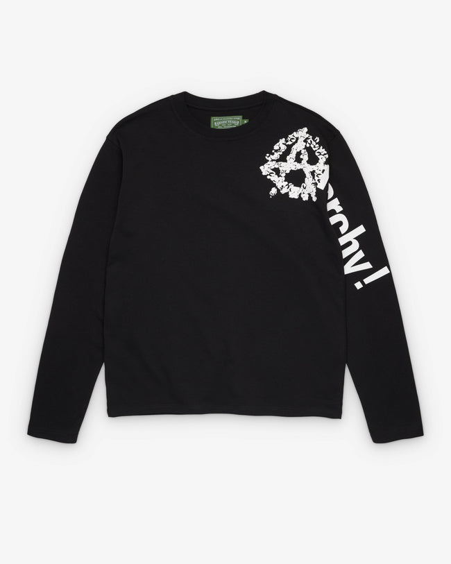 Denim Tears Anarchy Long Sleeve Tee - (Black) Hover Image