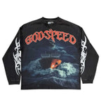 Godspeed Sea Sick L/S Tee Black