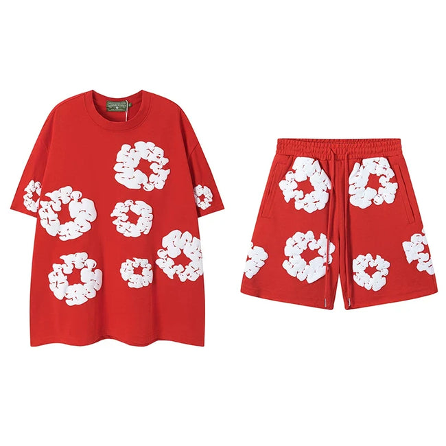 Denim Tears Red Cotton Wreath Matching Set Hover Image