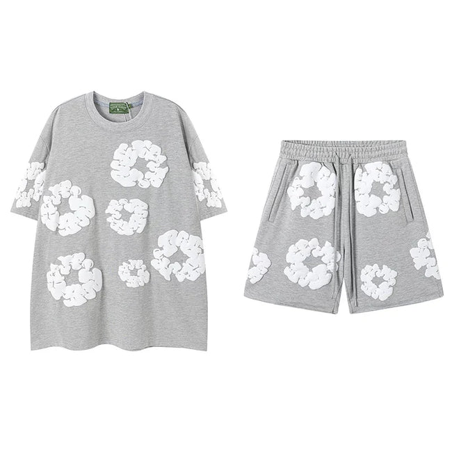 Denim Tears Grey Cotton Wreath Matching Set Hover Image