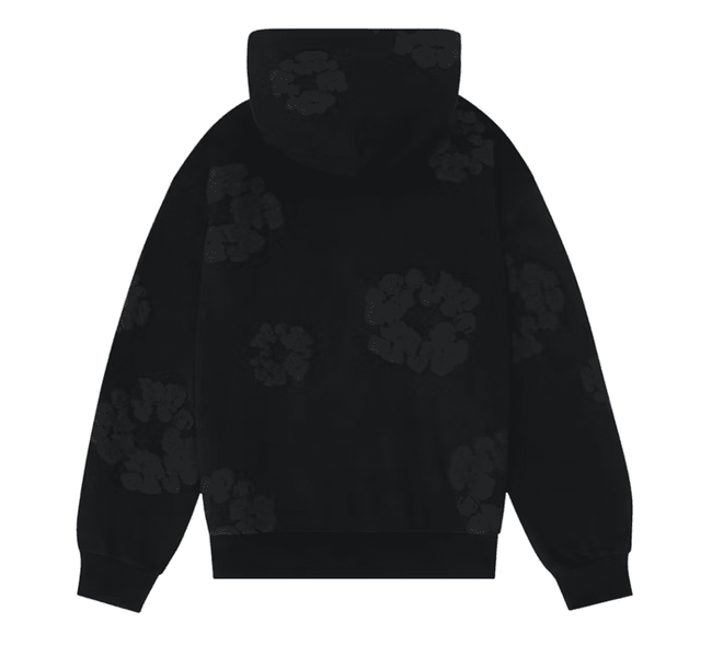 Denim Tears Cotton Wreath Sweatshirt Black Monochrome Main Image